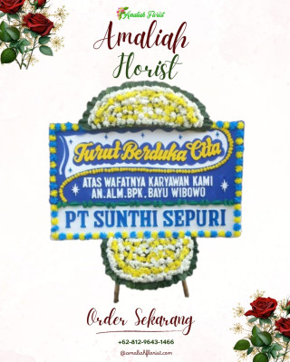 Papan Bunga Duka di Dusun Baru