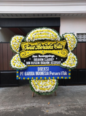 Papan Bunga Duka di Dusun Baru